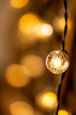 Solar Garden Ornamental Garland Lichterkette 20 Kugeln Warme Farbe 400 cm