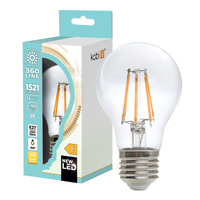 LED-Lampe E27 Ball 12W 1521lm 3000K Warm 360° Filament Line Kobi
