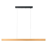 LED-Hängelampe 30W 2700lm 4000K Neutral 120cm 110° Schwarz Braun IP20 Presto Masterled