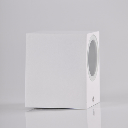 Garten-Wandleuchte mit LED 1x GU10 BOSTON GOLDLUX (Polux) ALUMINIUM Weiß