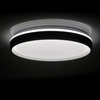 LED Plafond Deckenleuchte 48W 5300lm CCT 120° Weiß Schwarz IP44 Pilot Dimmbar Jadwiga Sanico Goldlux