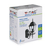 Gartenlampe E27 Wandlampe klein mattschwarz VT-760 V-TAC