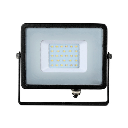 LED Fluter 30W 2400lm 3000K IP65 Schwarz Samsung Chip VT-30-B V-TAC