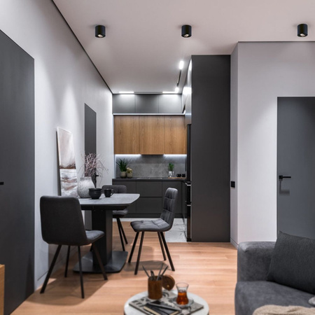 Leuchte Aufbauleuchte HALOGEN SPOT 1x GU10 Moving Black Videx