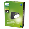 Gartenleuchte LED Wandleuchte MIMOZA myGarden 7W 2700K IP44 Beweglich Anthrazit PHILIPS
