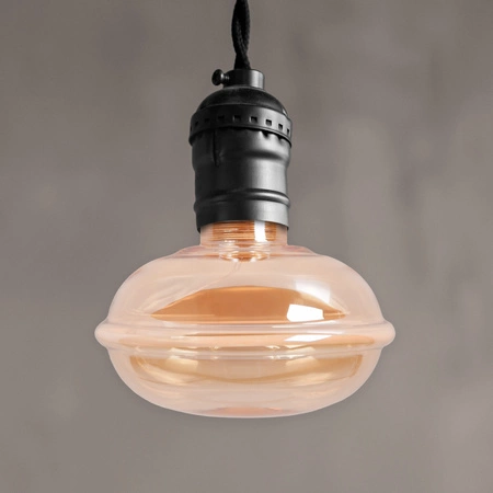 LED-Lampe E27 UFO130 4W 250lm 1800K Warm 320° Amber Dekorativ DECOVINTAGE Sanico Goldlux