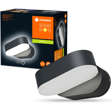 Wandleuchte Außenfassadenleuchte beweglich 8W 320lm 3000K Endura Style Mini Spot LEDVANCE