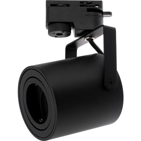 GU10 Mattschwarze Schienenstrahlerlampe für einphasige Schienen