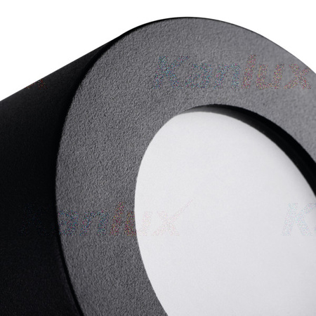 Aufbau-Halogenleuchte SPOT TUBA rund SANI GU10 schwarz IP44 Kanlux