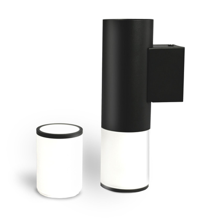 Außenwandleuchte IP54 2x GU10 Grau Videx