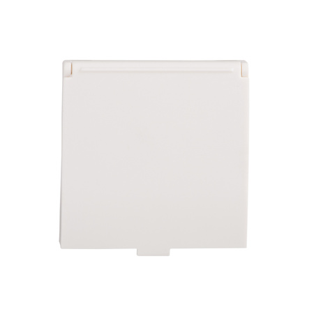 Steckdose mit Berührungsschutz 16A Erde Quadratisch Weiß Office Kanlux