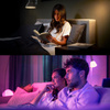 3x LED GU10 Reflektor PAR16 4.7W = 50W 345lm 2200-6500K CCT + RGB SMART Smart Bluetooth ZigBee Weiß und Farbe Ambiance + Brücke Brücke Philips HUE Starter Kit