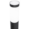 Außengartenlampe E27 BLACK POST 65 cm mit Bewegungs- und Dämmerungssensor
