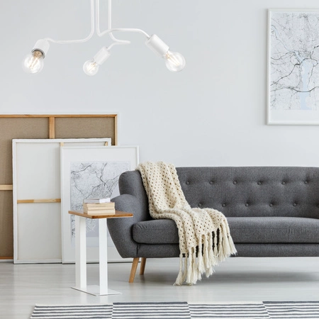 Deckenleuchte CHARLIE 3xE27 Weiß LM-3.120 Lamkur