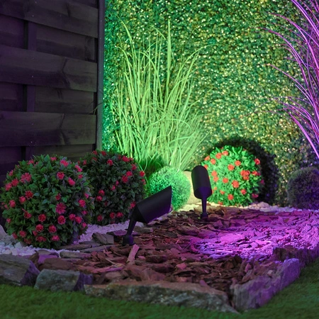 LED-Gartenleuchte für den Außenbereich, GU10, Reflektor, steckbar, IP65, GARTI LUMILED