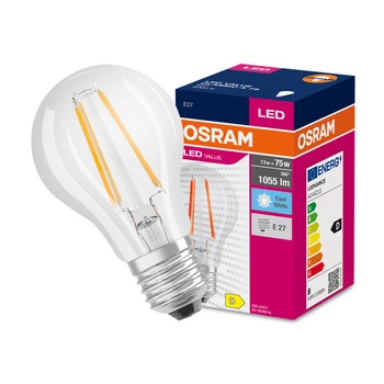 E27 A60 LED Lampen 7,5 W = 75 W 1055 lm 4000 K Neutral 300° OSRAM Filament