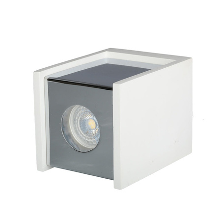 Spot GU10 Square Weiß/Chrom VT-860 V-TAC - 5 Jahre Garantie