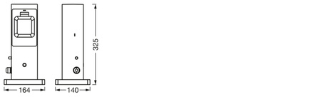 Außensteckdose Endverstärker 2 EU intelligente Steckdosen IP44 SMART+ WiFi Terminal Ledvance