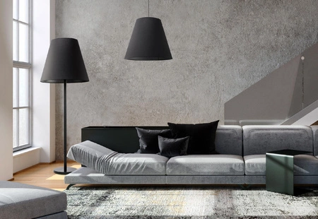 MOSS 9736 Nowodvorski Stehleuchte Schwarz 3xE27 Material+Stahl Minimalistisch