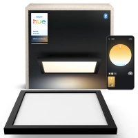 Panel LED Deckenanbauleuchte 30x30 cm 19W 1940lm IP20 Weiß Ambiente TW Schwarz Smart SMART Zigbee Bluetooth Aurelle Philips HUE