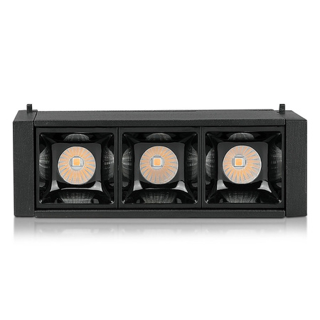 LED-Schienenstrahler 3x1W 4000K Schwarz SMD IP20 Magnetsystem 24V VT-4143 V-TAC