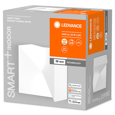 SMART+ WIFI Wandleuchte Smarte Wandleuchte 23W ORBIS SWAN WHITE LEDVANCE