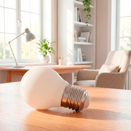 LED-Lampe E27 Kugel P45 2,2W 470lm = 40W 4000K neutralweiß 360° Filament Energieklasse A LUMILED