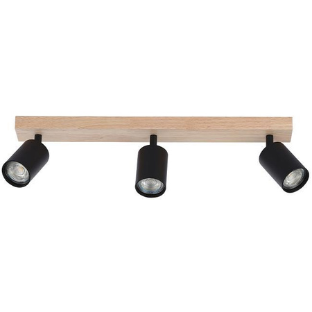 Spot Tuba Deckenleuchte Reflektor Halogen Leuchte 3x GU10 Moving Schwarz Braun Dabi Masterled