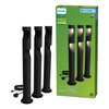 3x LED 70cm Outdoor PIPE Lampe 1.5W 180lm 2700K + Desi 24V Netzteil Philips