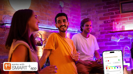 2x RGB LED Gaming-Schreibtischlampe + TW 28cm Lichtleiste Smart App SMART+ WiFi Moodlights OSRAM