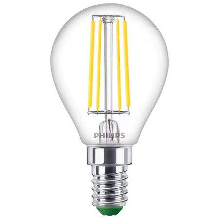 LED-Lampe E14 Ball P45 2.3W = 40W 485lm 210lm/W 4000K Neutral 300° CLASS A UltraEfficient Philips
