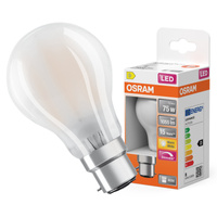 LED-Lampe A60 B22d 7.5W = 75W 1055lm 2700K Warm 300° Dimmbar Retrofit Glühfaden CLASSIC Osram