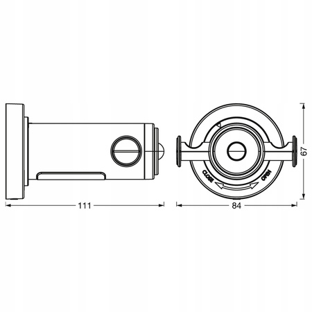 LED-Handtuchhaken-Hakenhalter mit LEDVANCE-Bewegungssensor