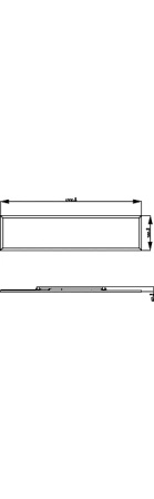 LED-Paneel TOUCH Aufbaulampe 36W 2700K 120cm dimmbar weiß PHILIPS