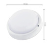 Plafond LED-Deckenleuchte 12W 1050lm 4000K Neutral 120° Weiß IP54 Max Masterled