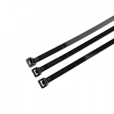 Kabelbinder 7,6x750 mm Schwarz UV TRACKS Zipper Ties OK-76750B .MORE 50 Stk.