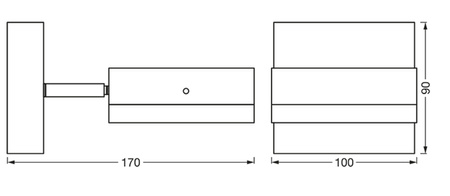 ENDURA Classic Spot Square Wall LEDVANCE Wandleuchte