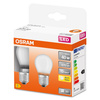 2x LED Birne P45 Ball E27 4W = 40W 470lm 2700K Warm 300° Retrofit Glühfaden CLASSIC Osram