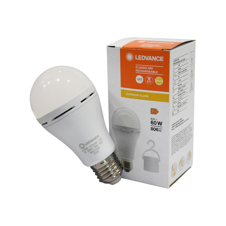 LED-Lampe E27 A60 8W = 60W 806lm 2700K Warm 180° Ledvance