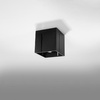 PIXAR-Anbauleuchte G9 Cube Schwarz SOLLUX