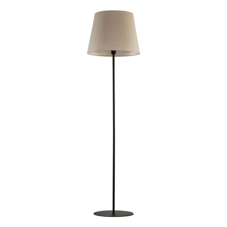 CHICAGO LINEN Stehlampe Lampenschirm Schwarz und Beige Loft E27 5151 TK Lighting