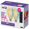 2x LED-Glühbirne E27 ST64 7W = 50W + Pilot Glühfaden Amber SMART WiFi WiZ