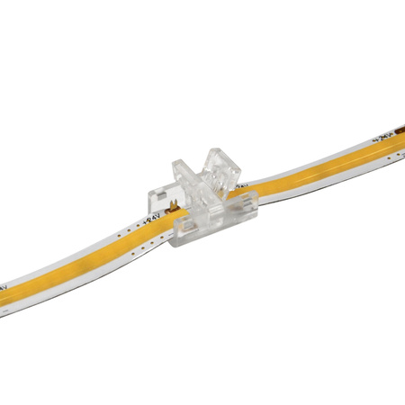 Steckverbinder für LED-Streifen COB Fixed 2pin 8mm Weiß Sanico Goldlux