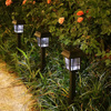 Solar-LED-Lampe, Solar Gartenleuchte mit Dämmerungssensor IP44 Laterne 33cm ASTRUM LUMILED