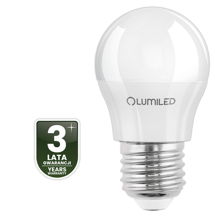 LED Lampen E27, Glühbirne P40 8W = 60W 806lm 180° 6500K kaltweiß LUMILED