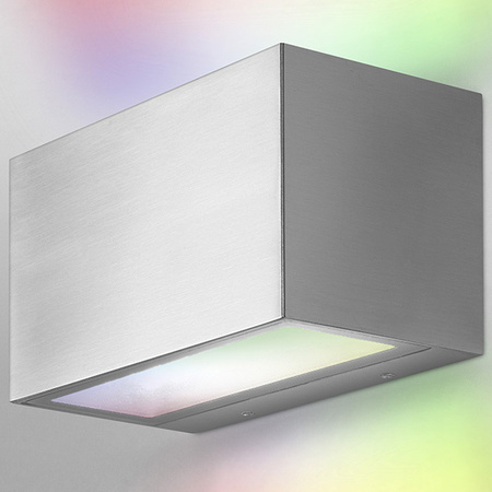 LEDVANCE SMART+ BRICK MULTICOLOR Fassadenwandleuchte 14W 600lm WARM COLOR + RGB Grau