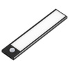 LED-Unterschrankleuchte Möbelleiste 1W 4500K 20cm mit Bewegungsmelder Schwarz