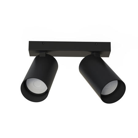 MONO II 7841 Nowodvorski Schwarz 2xGU10 Aufbaustrahler Modern