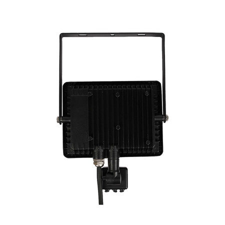 LED Fluter 30W 2400lm 3000K IP65 Schwarz mit Bewegungssensor und CUT-OFF-Funktion Samsung Chip VT-30-SB V-TAC