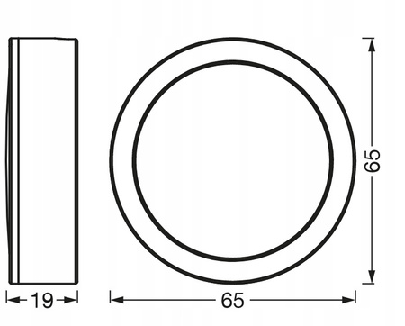 3x LED-Lampe 3W 3000K Unterbauleuchte Schwarz LEDVANCE